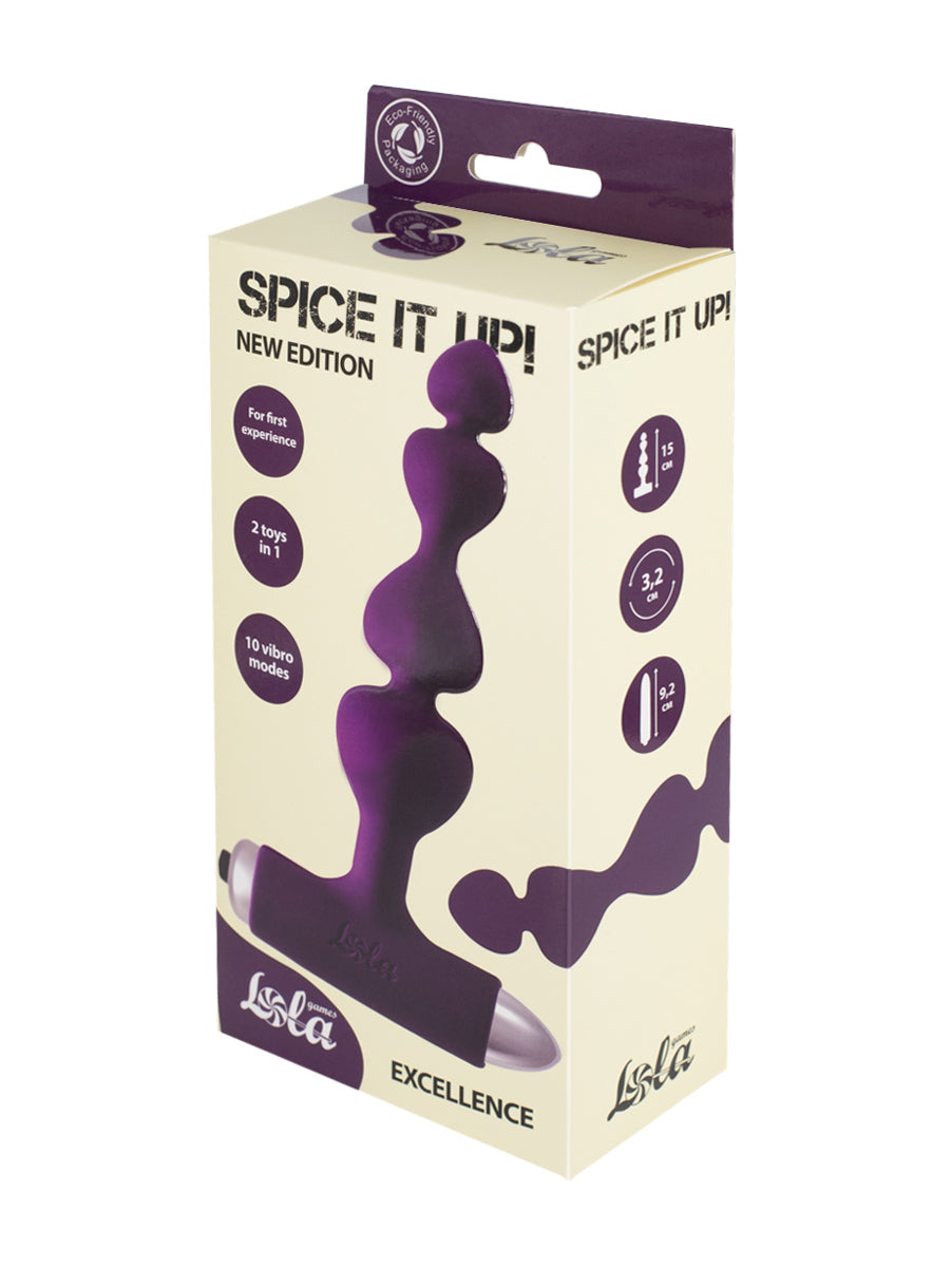Lola Games - Plug Anale Vibrante Excellence - Viola