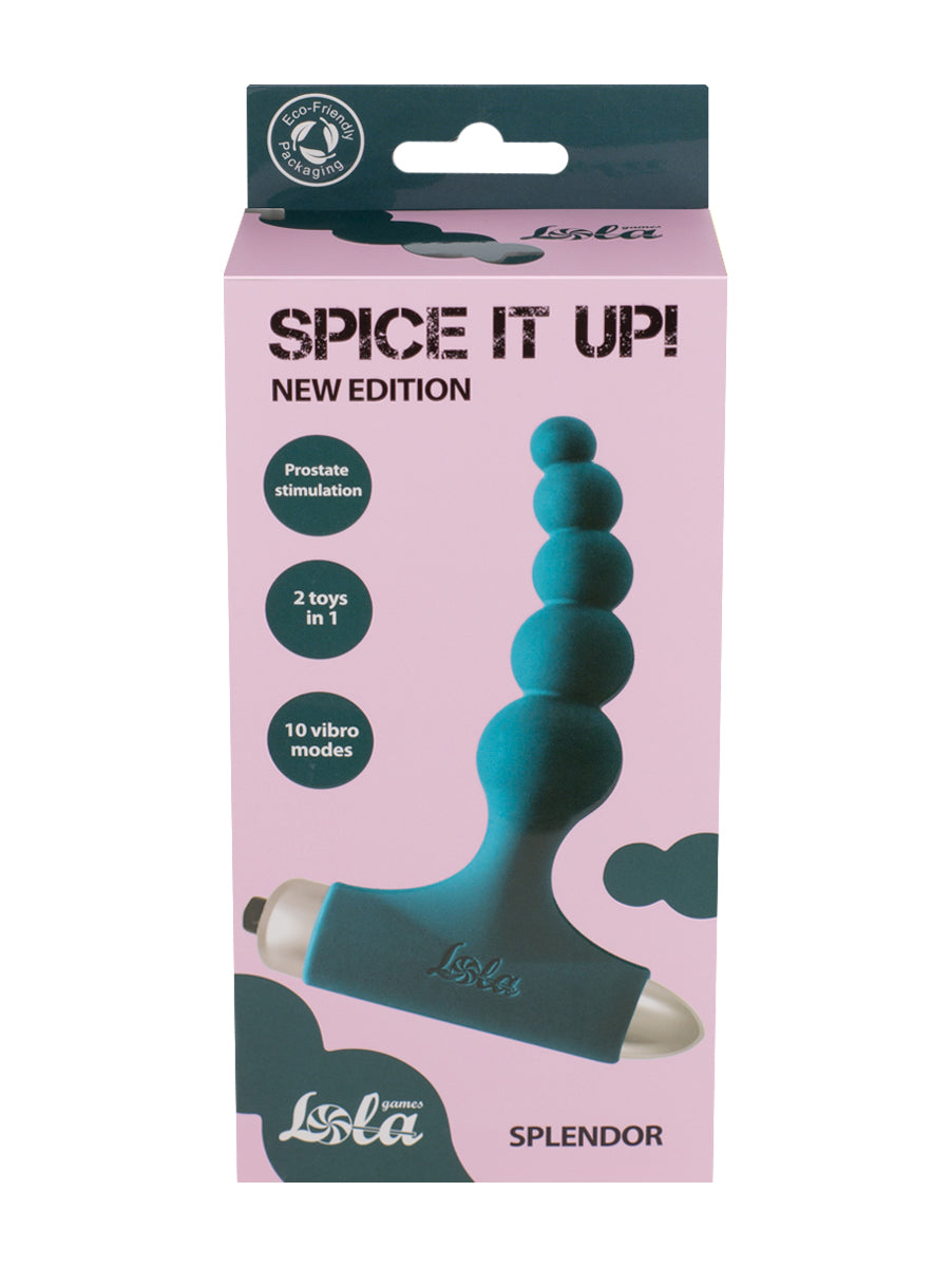 Lola Games - Plug Anale Vibrante Splendor - Blu