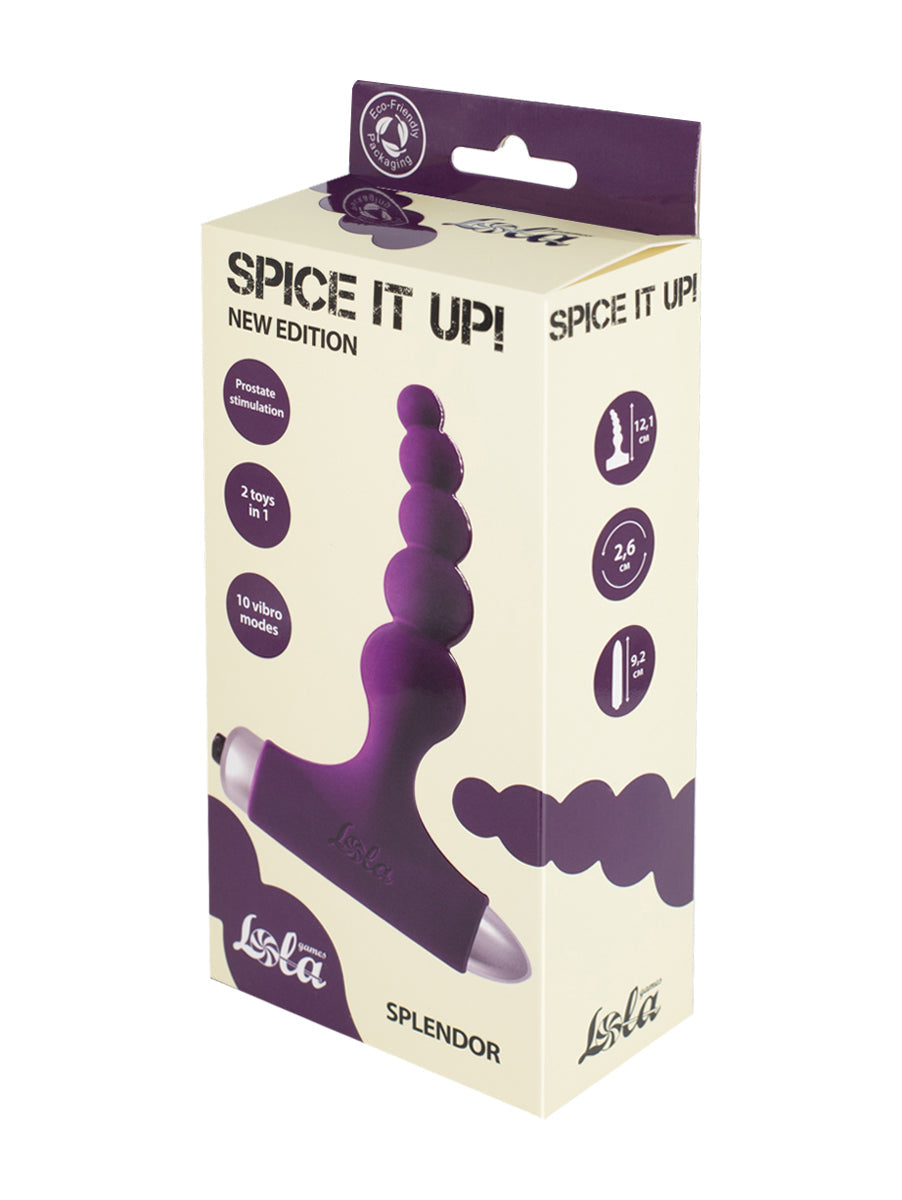Lola Games - Plug Anale Vibrante Splendor - Viola
