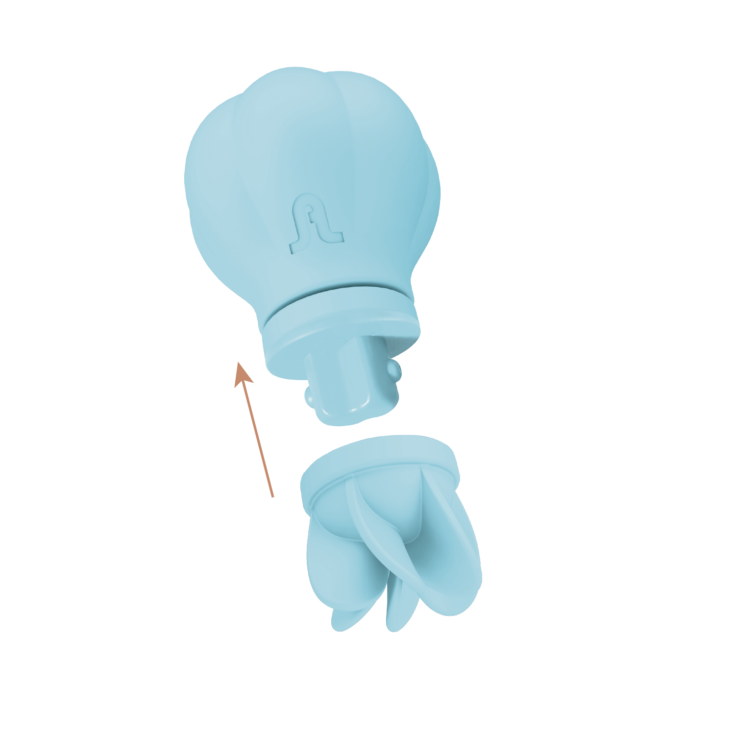 Adrien Lastic - Vibratore Clitorideo Caress - Azzurro