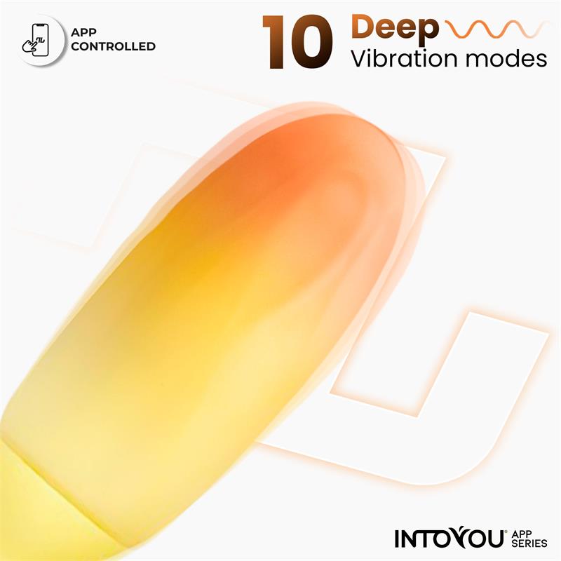 Into You - Ovetto Vibrante + APP - Giallo e Arancione