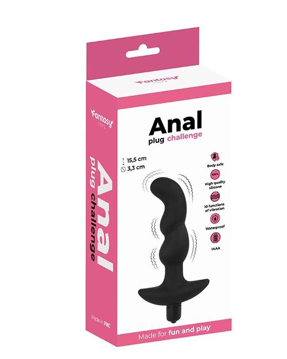 Fantasy Toys - Vibratore Anale Curvo