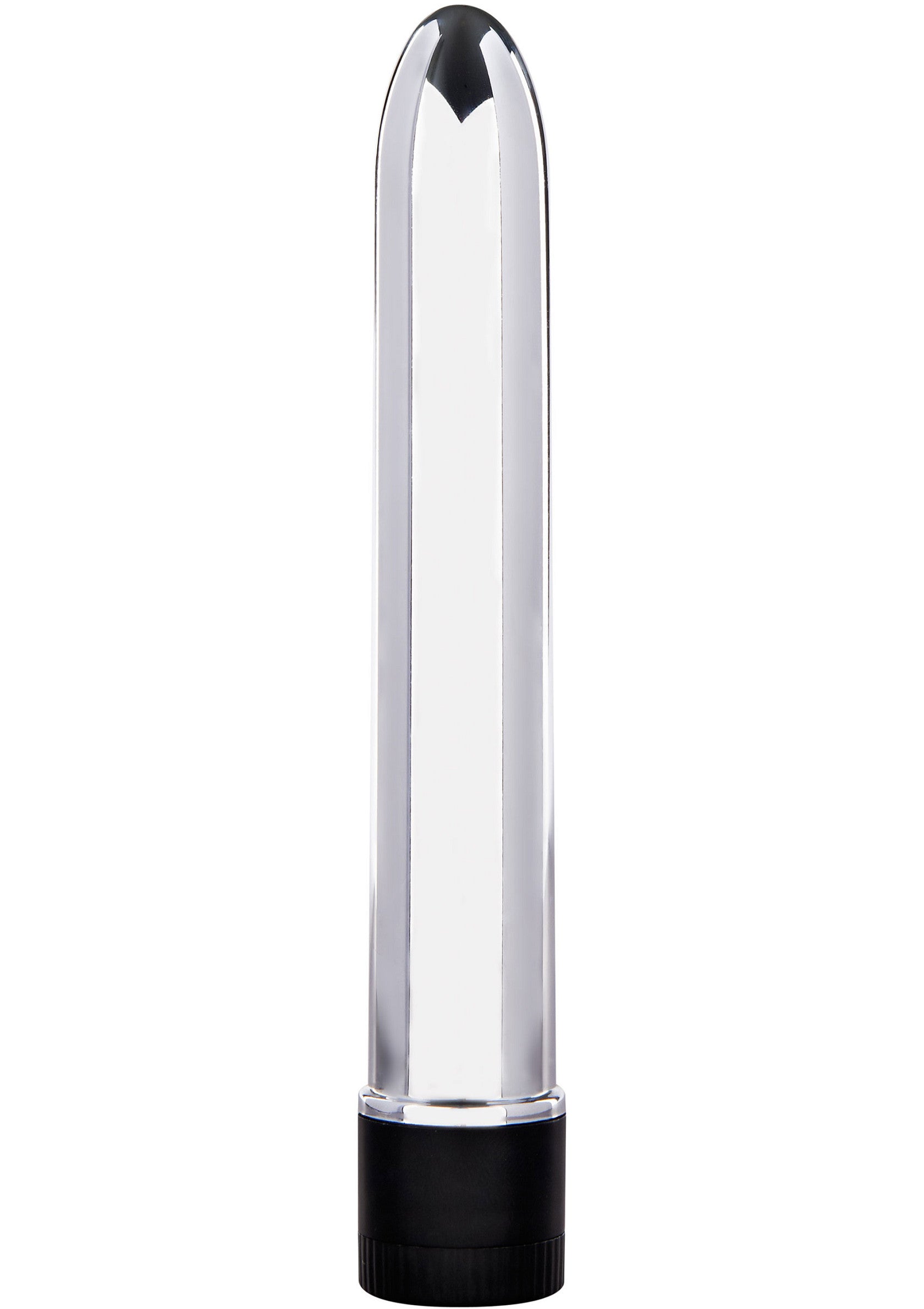 Vibratore retrò ultra sottile argento