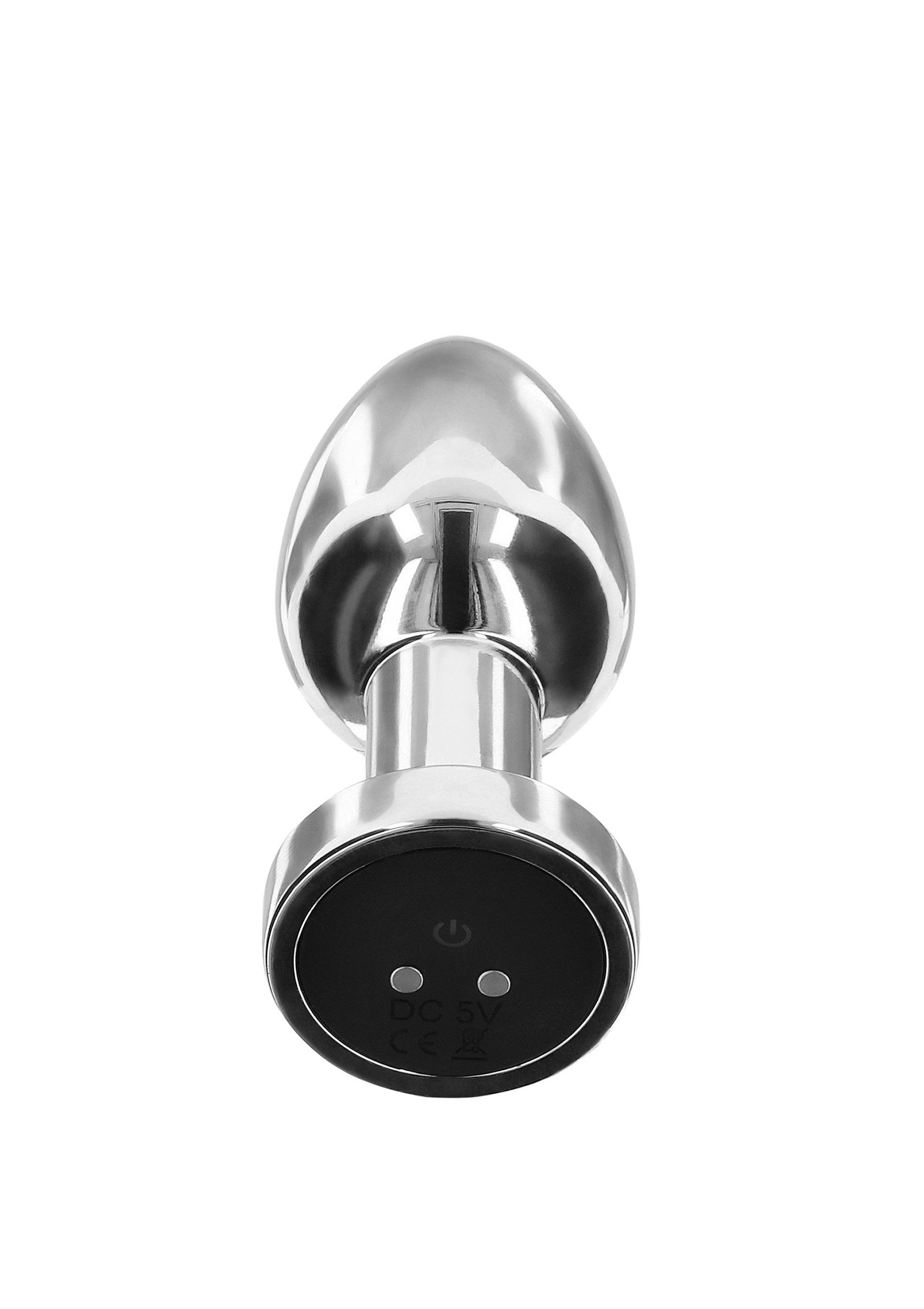Il Glider Vibrating Plug Medium argento
