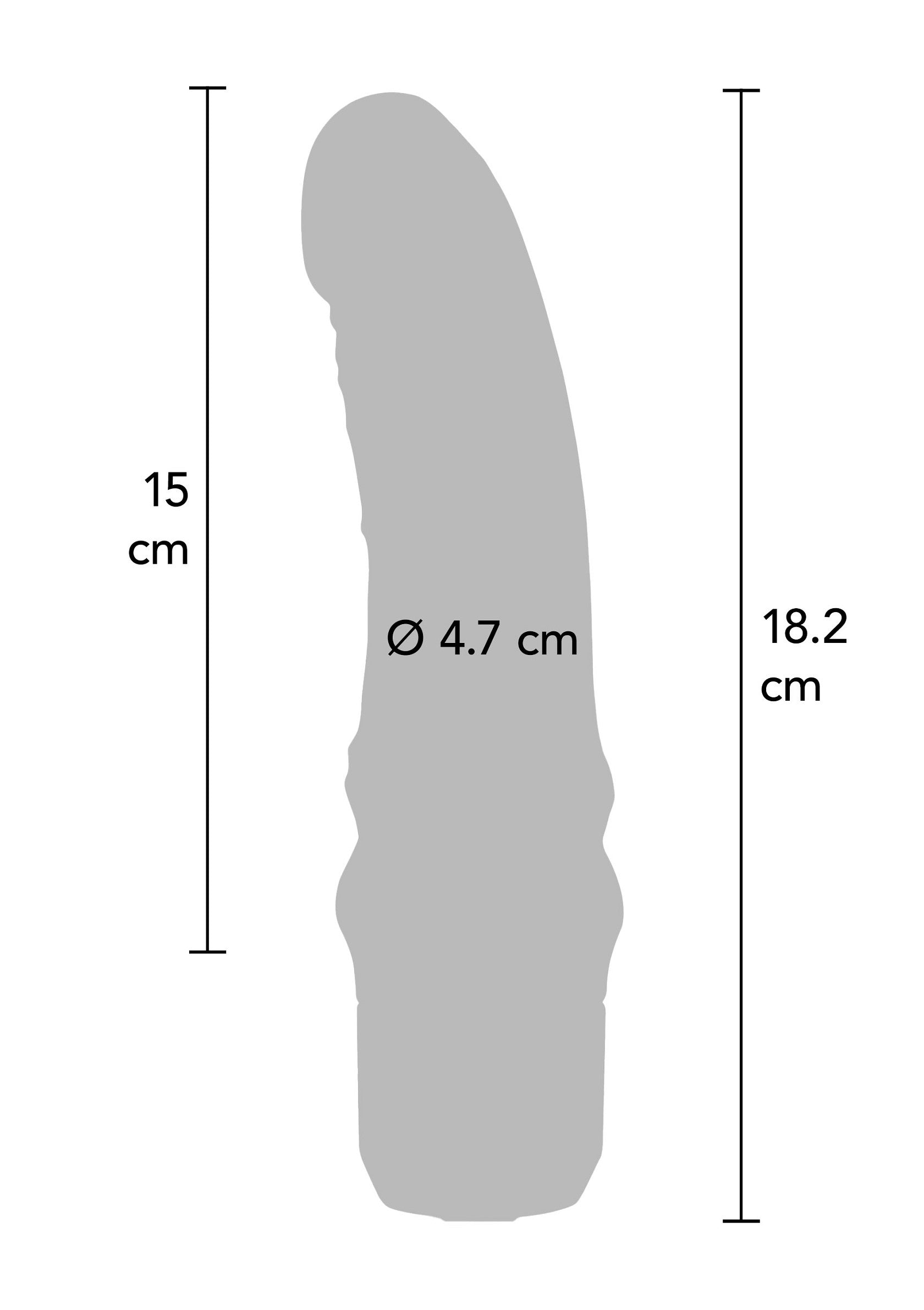 Vibratore classico per punto G Mini nero