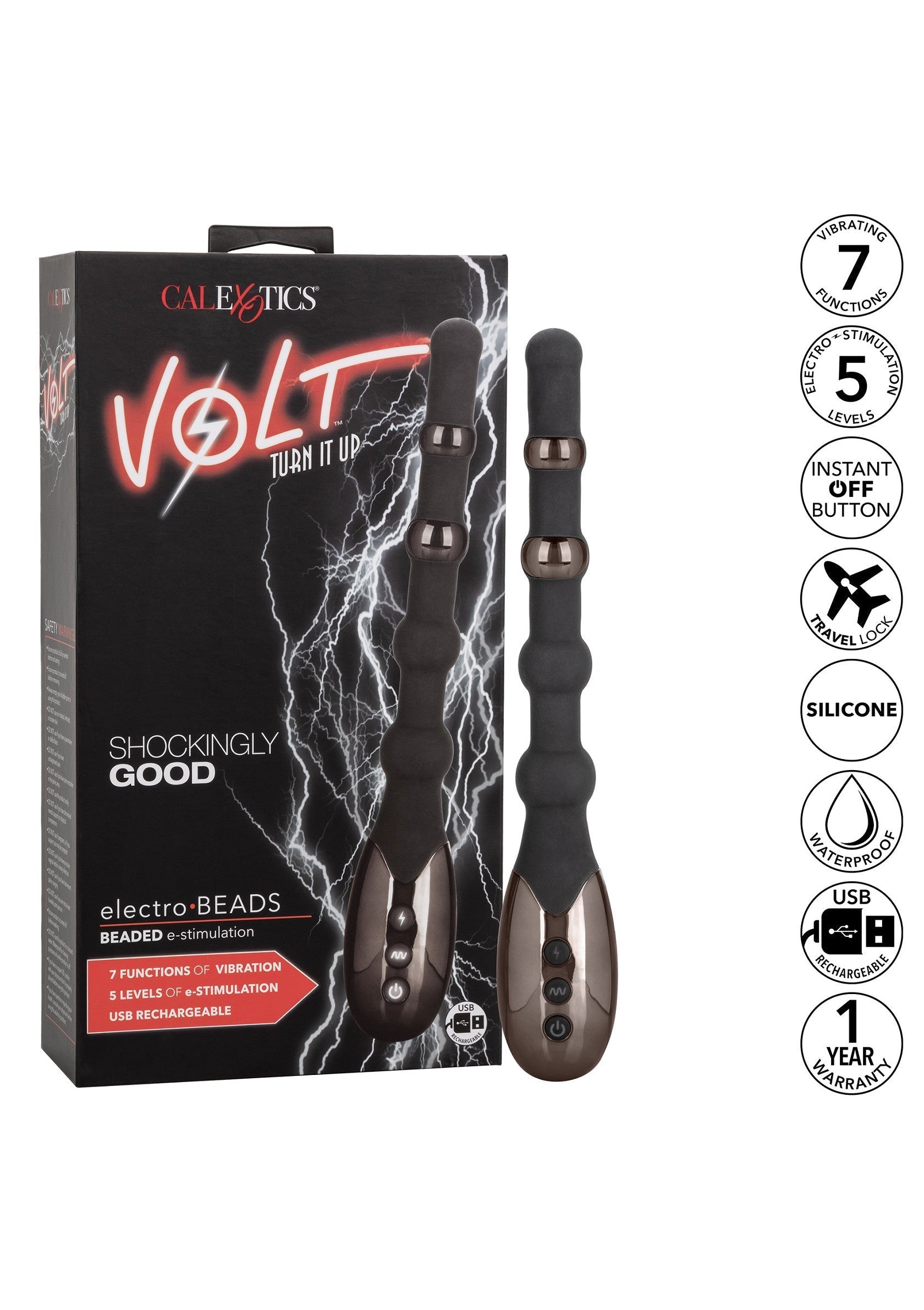 Perline elettriche Volt nere